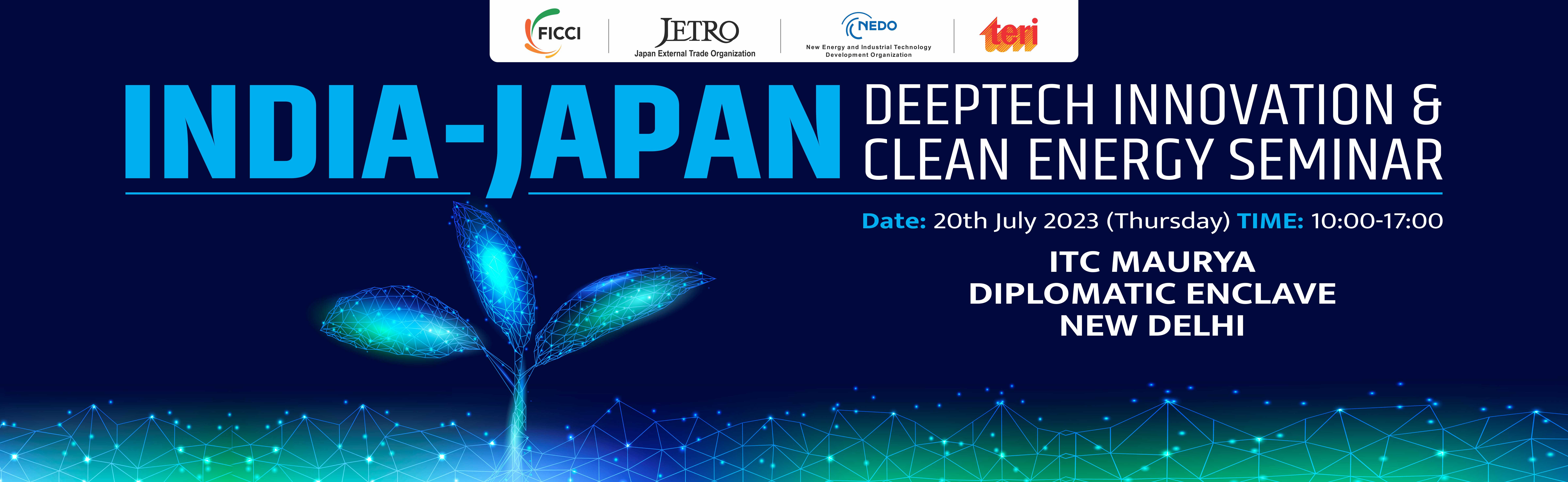 India – Japan Deeptech Innovation & Clean Energy Seminar On 20th July ...